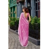 Generic Women's Faux Shimmer Geometric Ready to wear Saree With Unstitched Blouse 5.5Mtr (LightPink) Generic Women's Faux Shimmer Geometric Ready to wear Saree With Unstitched Blouse 5.5Mtr (LightPink)