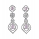 Generic Women's Brass Silver Plated Necklace set (Pink) Generic Women's Brass Silver Plated Necklace set (Pink)