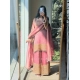 Generic Women's Silk Embroidered 3/4th Sleeve Round Kurti With Sharara Pant and Dupatta Set (Pink) Generic Women's Silk Embroidered 3/4th Sleeve Round Kurti With Sharara Pant and Dupatta Set (Pink)