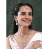 Generic Women's Brass Silver Plated Pendant Set (Mint) Generic Women's Brass Silver Plated Pendant Set (Mint)