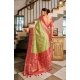 Generic Women's Silk Blend Booti Work Ready to wear Saree With Unstitched Blouse 5.5Mtr (Green) Generic Women's Silk Blend Booti Work Ready to wear Saree With Unstitched Blouse 5.5Mtr (Green)