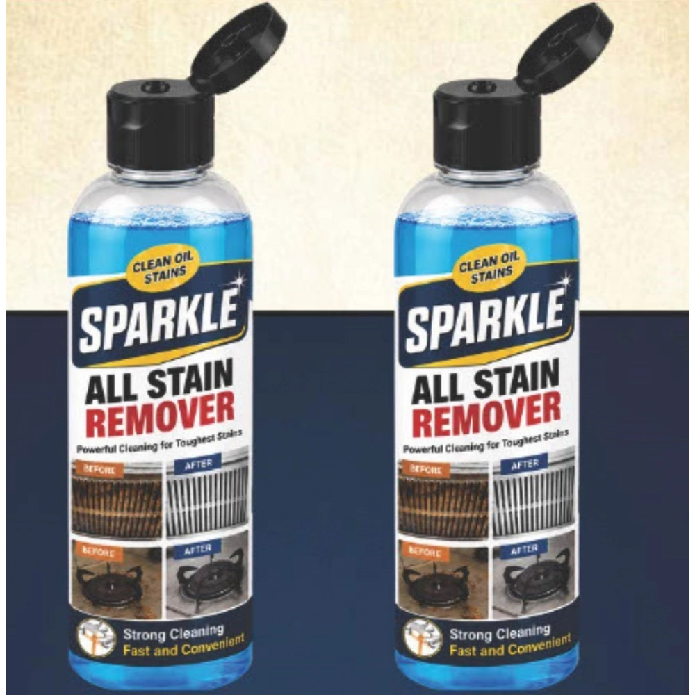 Generic Pack of 2 Sparkle Kitchen Stain Remover Liquid Bottles 100 ML