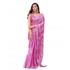 Generic Women's Faux Shimmer Floral Embroidery Ready to wear Saree With Unstitched Blouse 5.5Mtr (LightPink) Generic Women's Faux Shimmer Floral Embroidery Ready to wear Saree With Unstitched Blouse 5.5Mtr (LightPink)