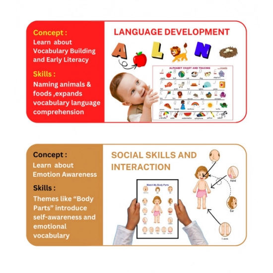 Generic Mini Busy Book – Early Learning Activity Book for Kids (2–4 Years, Multicolor)