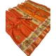 Generic Women's Dola Silk Printed Saree With Unstitched Blouse 5.5Mtr (Orange) Generic Women's Dola Silk Printed Saree With Unstitched Blouse 5.5Mtr (Orange)