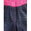 Generic Girl's Denim Ribbed Elasticated Shorts (Pink-Blue) Generic Girl's Denim Ribbed Elasticated Shorts (Pink-Blue)