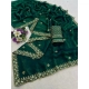 Generic Women's Satin Embellished Saree With Unstitched Blouse 5.5Mtr (Green) Generic Women's Satin Embellished Saree With Unstitched Blouse 5.5Mtr (Green)