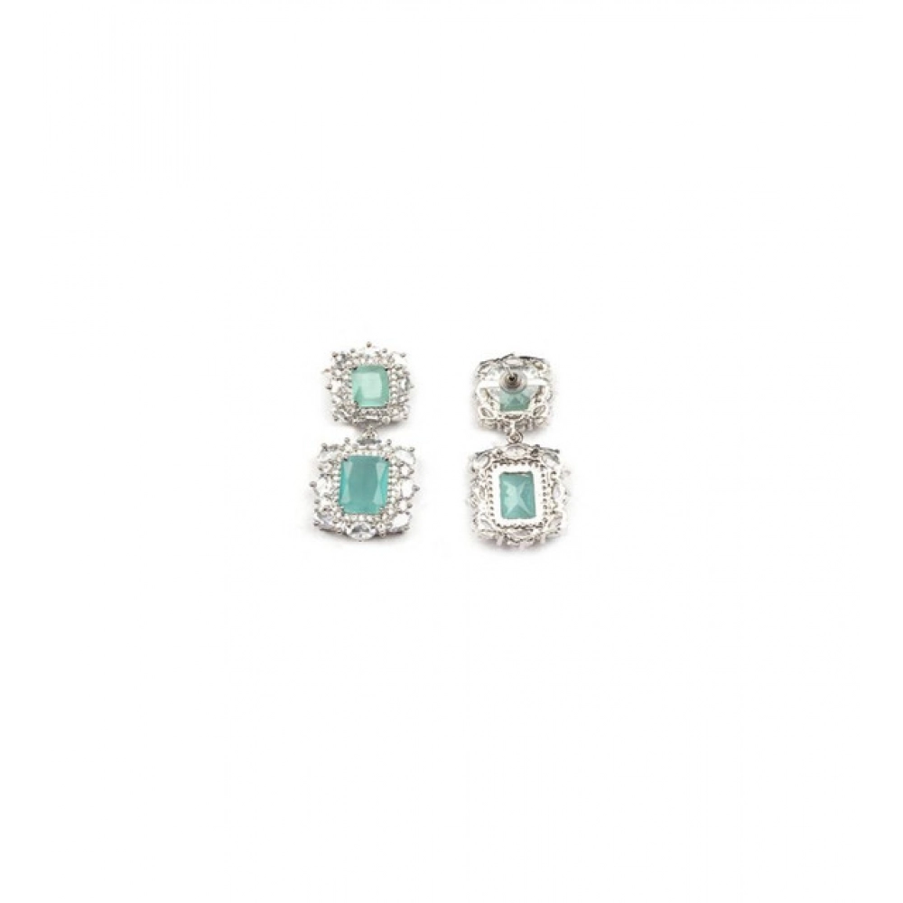 Generic Women's Brass Silver Plated Pendant Set (Mint) Generic Women's Brass Silver Plated Pendant Set (Mint)