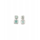 Generic Women's Brass Silver Plated Pendant Set (Mint)