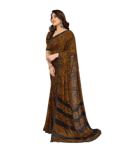 Generic Women's Georgette Printed Saree With Unstitched Blouse 5.5Mtr (Multicolor) Generic Women's Georgette Printed Saree With Unstitched Blouse 5.5Mtr (Multicolor)