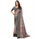 Generic Women's Cotton Silk Floral Printed Saree With Unstitched Blouse 5.5Mtr (Grey-Black) Generic Women's Cotton Silk Floral Printed Saree With Unstitched Blouse 5.5Mtr (Grey-Black)