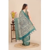 Generic Women's Cotton Silk Printed Saree With Unstitched Blouse 5.5Mtr (Multicolor) Generic Women's Cotton Silk Printed Saree With Unstitched Blouse 5.5Mtr (Multicolor)
