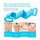 Generic Pack Of 2_Silicone Bath Scrubber Belt – Dual-Sided Exfoliating Body Cleaning Strap (Color: Assorted )