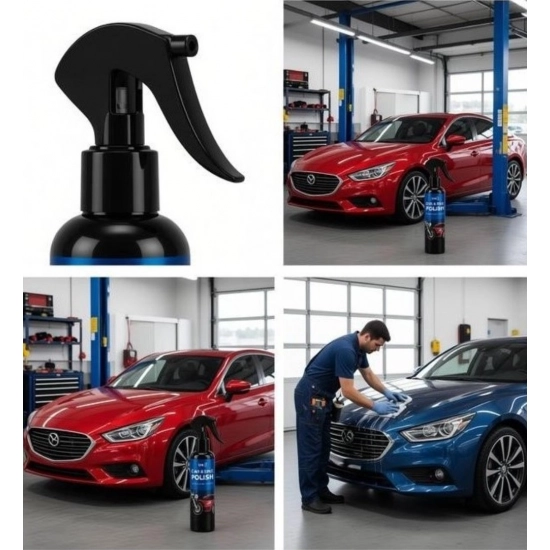 Generic Pack of 2 3-in-1 Car and Bike Polish Spray Bottles 200 ML