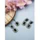 Generic Women's Brass Silver Plated Pendant Set (Green) Generic Women's Brass Silver Plated Pendant Set (Green)