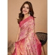 Generic Women's Jacquard Saree With Unstitched Blouse 5.5Mtr (Pink) Generic Women's Jacquard Saree With Unstitched Blouse 5.5Mtr (Pink)