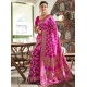 Generic Women's Jacquard Printed Saree With Unstitched Blouse 5.5Mtr (Pink) Generic Women's Jacquard Printed Saree With Unstitched Blouse 5.5Mtr (Pink)