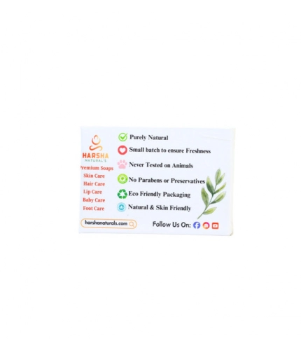 Generic Pack Of_2 Harsha Naturals - Orange Soap (100GM)