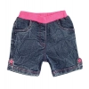 Generic Girl's Denim Lace Inserts Sleeveless Shorts (Blue-Pink) Generic Girl's Denim Lace Inserts Sleeveless Shorts (Blue-Pink)