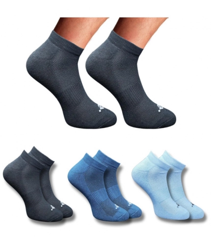 Generic 3_Pair Set Unisex Casual Cotton Printed Low Cut Socks (Multicolor)