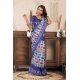 Generic Women's Faux Linen Geometric Print Ready to wear Saree With Unstitched Blouse 5.5Mtr (Blue) Generic Women's Faux Linen Geometric Print Ready to wear Saree With Unstitched Blouse 5.5Mtr (Blue)