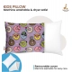 Generic Soft Plush Printed Baby Infant Pillow for Kids Age 1 To 5 Years (Purple)