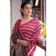 Generic Women's Faux_Tussar_Silk Geometric_Print Saree With Unstitched Blouse 5.5Mtr (Light_Pink) Generic Women's Faux_Tussar_Silk Geometric_Print Saree With Unstitched Blouse 5.5Mtr (Light_Pink)