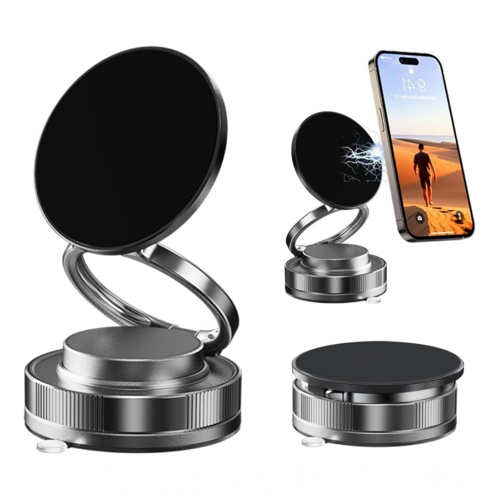 Generic T28 Magnetic Phone Holder (Silver-Black)