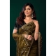 Generic Women's Net Sequence Saree With Unstitched Blouse 5.5Mtr (Mahendi) Generic Women's Net Sequence Saree With Unstitched Blouse 5.5Mtr (Mahendi)