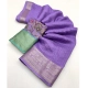 Generic Women's Cotton Blend Checkered Saree With Unstitched Blouse 5.5Mtr (Purple) Generic Women's Cotton Blend Checkered Saree With Unstitched Blouse 5.5Mtr (Purple)