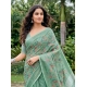 Generic Women's Linen Floral Embroidered Saree With Unstitched Blouse 5.5Mtr (Sea Green) Generic Women's Linen Floral Embroidered Saree With Unstitched Blouse 5.5Mtr (Sea Green)