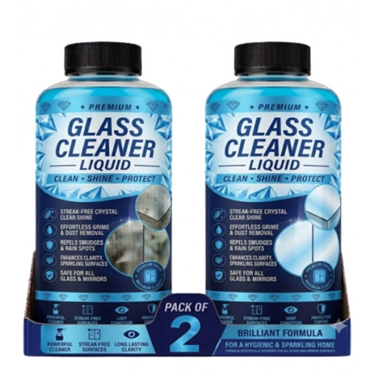 Generic Pack of 2 Glass Cleaner Liquid Bottles 100 ML Generic Pack of 2 Glass Cleaner Liquid Bottles 100 ML