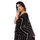 Generic Women's Georgette Printed Saree With Unstitched Blouse 5.5Mtr (Black) Generic Women's Georgette Printed Saree With Unstitched Blouse 5.5Mtr (Black)