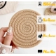 Generic Cotton Rope Drink Coasters 6 Pcs Set (Multicolor) Generic Cotton Rope Drink Coasters 6 Pcs Set (Multicolor)