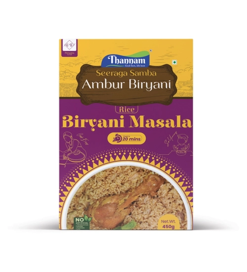 Generic Thannam Ambur Biryani Masala Powder With Rice (450GM)