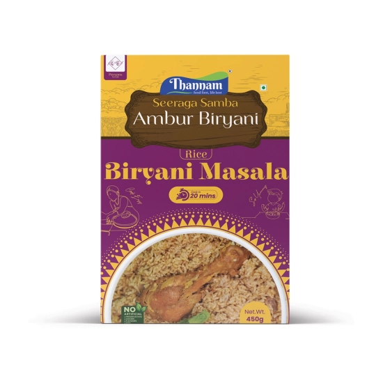 Generic Thannam Ambur Biryani Masala Powder With Rice (450GM)