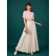Generic Women's Georgette Solid Mid-Rise Wide Leg Flared Palazzo Pants with Elastic Waist (Cream) Generic Women's Georgette Solid Mid-Rise Wide Leg Flared Palazzo Pants with Elastic Waist (Cream)