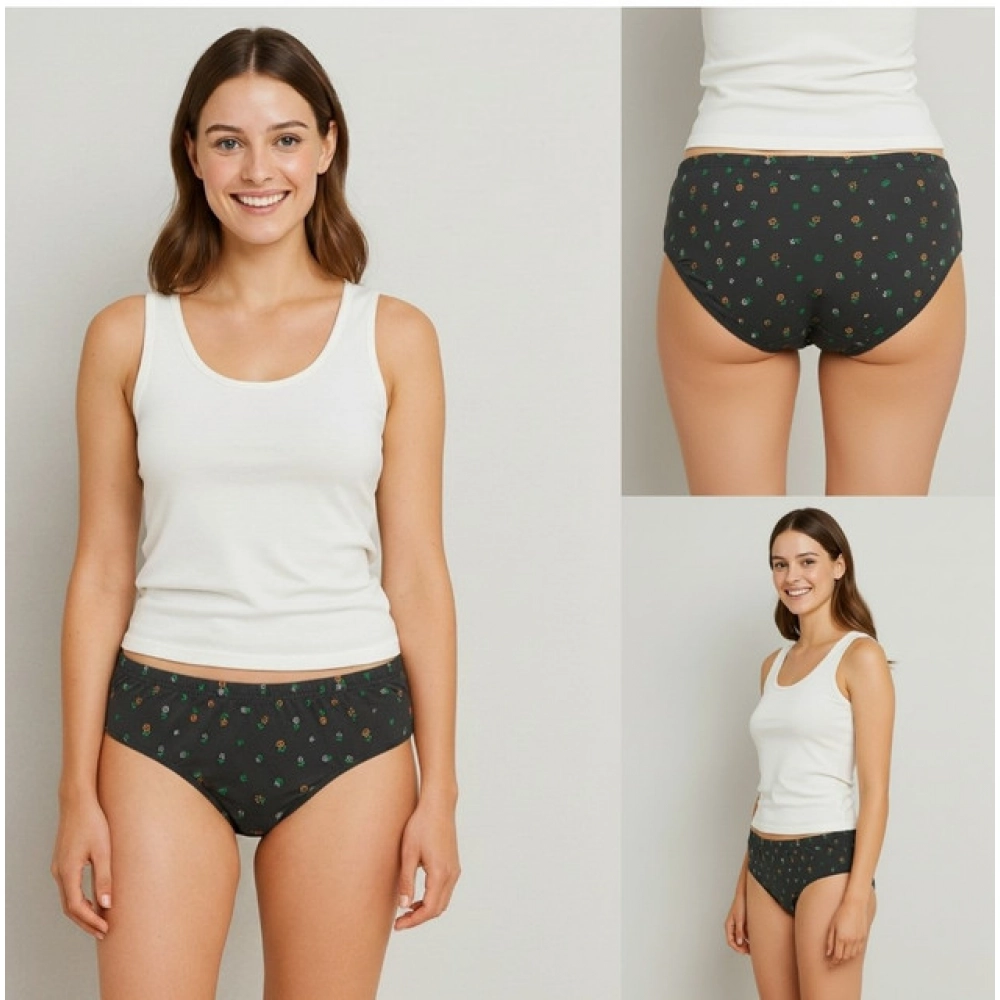 Generic Pack of_6 Women's Cotton Printed Hipster Panty (Multicolor) Generic Pack of_6 Women's Cotton Printed Hipster Panty (Multicolor)