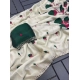 Generic Women's Georgette Embellished Saree With Unstitched Blouse 5.5Mtr (Cream-Green) Generic Women's Georgette Embellished Saree With Unstitched Blouse 5.5Mtr (Cream-Green)