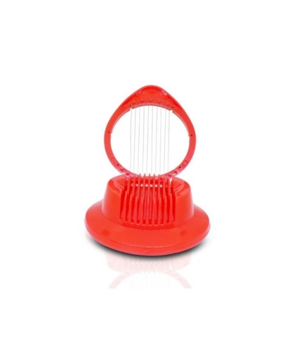 Generic Pack of 4_Plastic Egg Slicer – Stainless Steel Wire Egg Cutter for Even Slices (Color: Assorted )
