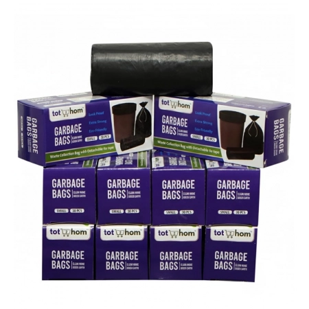 Generic Pack of 10 Biodegradeable Vegetable-Paper 17 x 19 Inches Garbage Bag (Black) Generic Pack of 10 Biodegradeable Vegetable-Paper 17 x 19 Inches Garbage Bag (Black)