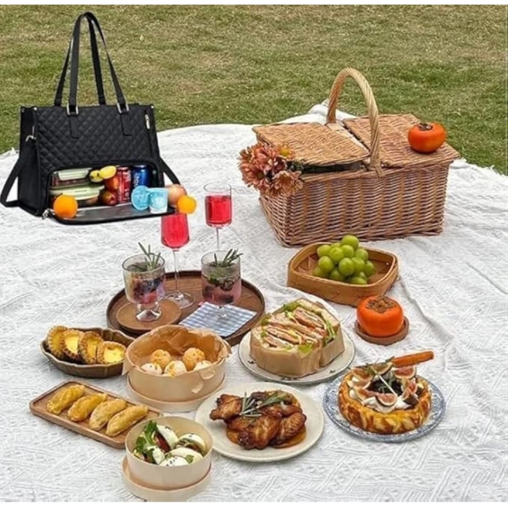 Generic 3 in 1 Women Handbag (Black)