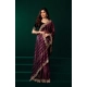 Generic Women's Net Sequence Saree With Unstitched Blouse 5.5Mtr (Maroon) Generic Women's Net Sequence Saree With Unstitched Blouse 5.5Mtr (Maroon)