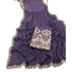 Generic Women's Art Silk Embroidered Saree With Unstitched Blouse 5.5Mtr (Lavender) Generic Women's Art Silk Embroidered Saree With Unstitched Blouse 5.5Mtr (Lavender)
