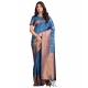 Generic Women's Banarasi Silk Printed Saree With Unstitched Blouse 5.5Mtr (Royal Blue) Generic Women's Banarasi Silk Printed Saree With Unstitched Blouse 5.5Mtr (Royal Blue)