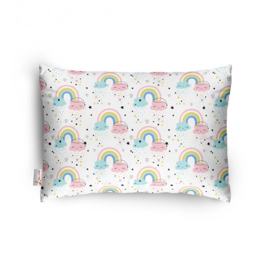 Generic Soft Plush Printed Baby Infant Pillow for Kids Age 1 To 5 Years (White)