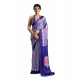 Generic Women's Satin Crepe Printed Saree With Unstitched Blouse 5.5Mtr (Purple) Generic Women's Satin Crepe Printed Saree With Unstitched Blouse 5.5Mtr (Purple)