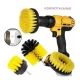 Generic Pack Of 4 Plastic Solid Power Drill Scrub Brush Cleaning Set (Yellow-Black) Generic Pack Of 4 Plastic Solid Power Drill Scrub Brush Cleaning Set (Yellow-Black)