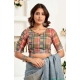 Generic Women's Faux Linen Geometric Ready to wear Saree With Unstitched Blouse 5.5Mtr (Grey) Generic Women's Faux Linen Geometric Ready to wear Saree With Unstitched Blouse 5.5Mtr (Grey)