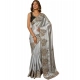 Generic Women's Viscose Silk Embroidered Saree With Unstitched Blouse 5.5Mtr (Grey) Generic Women's Viscose Silk Embroidered Saree With Unstitched Blouse 5.5Mtr (Grey)